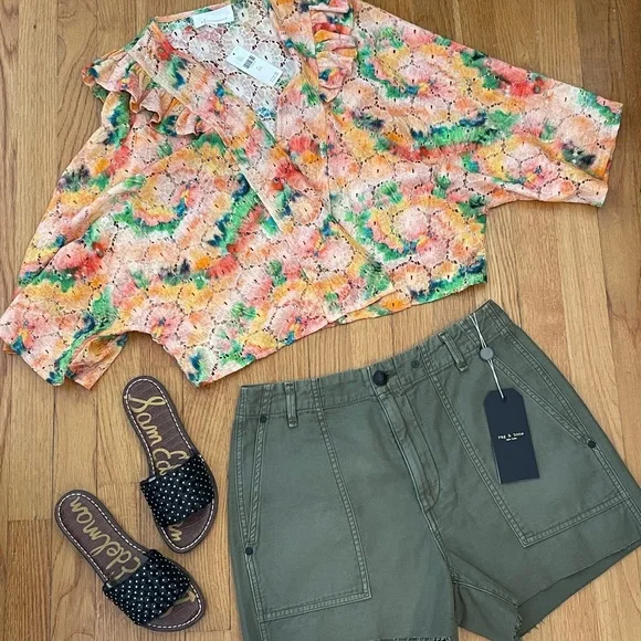 ANTHROPOLOGIE Cropped Floral Lace Shrug - Women’s One Size - New With Tags - Picture 3 of 10